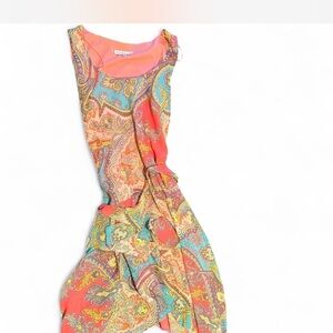 Robbie Bee Multicolor Paisley Dress